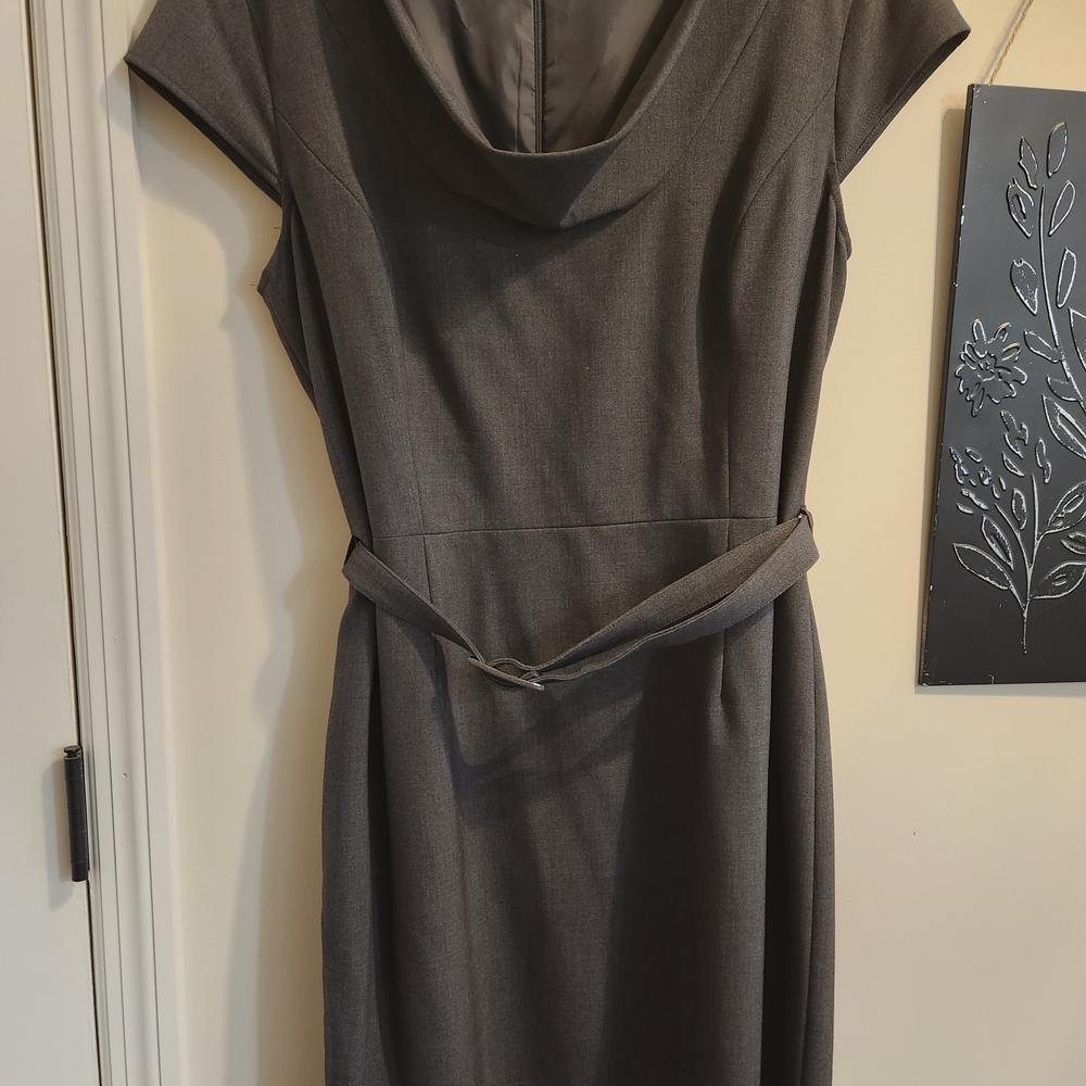 Calvin Klein Charcoal Midi Dress